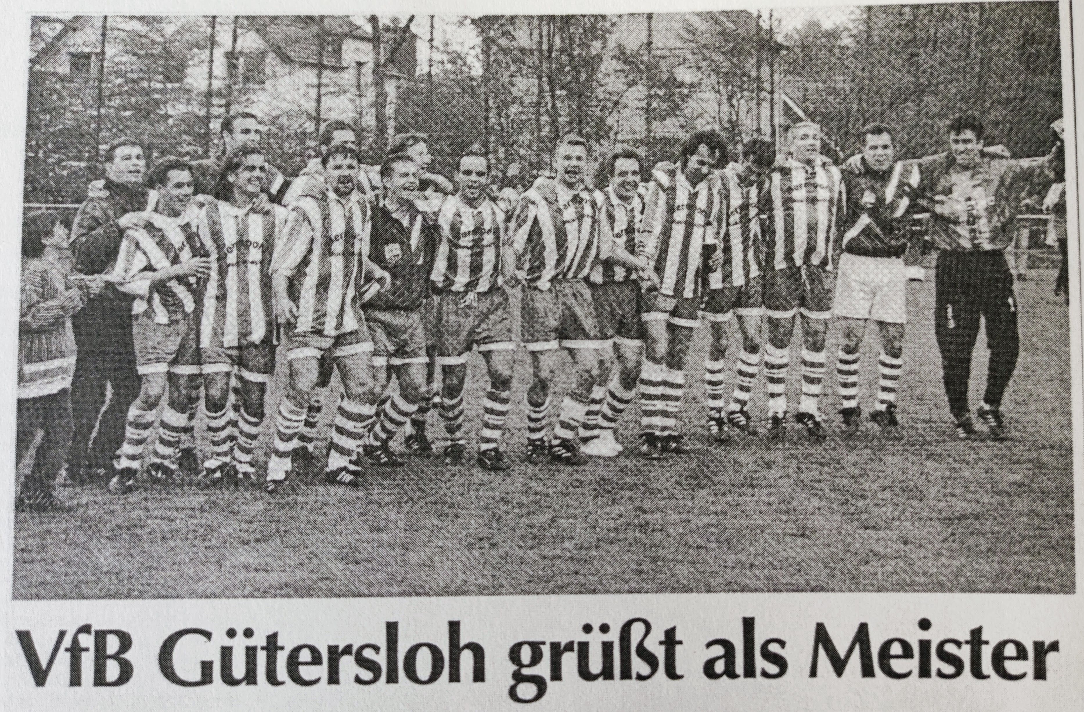 VfB Gütersloh grüßt als Meister